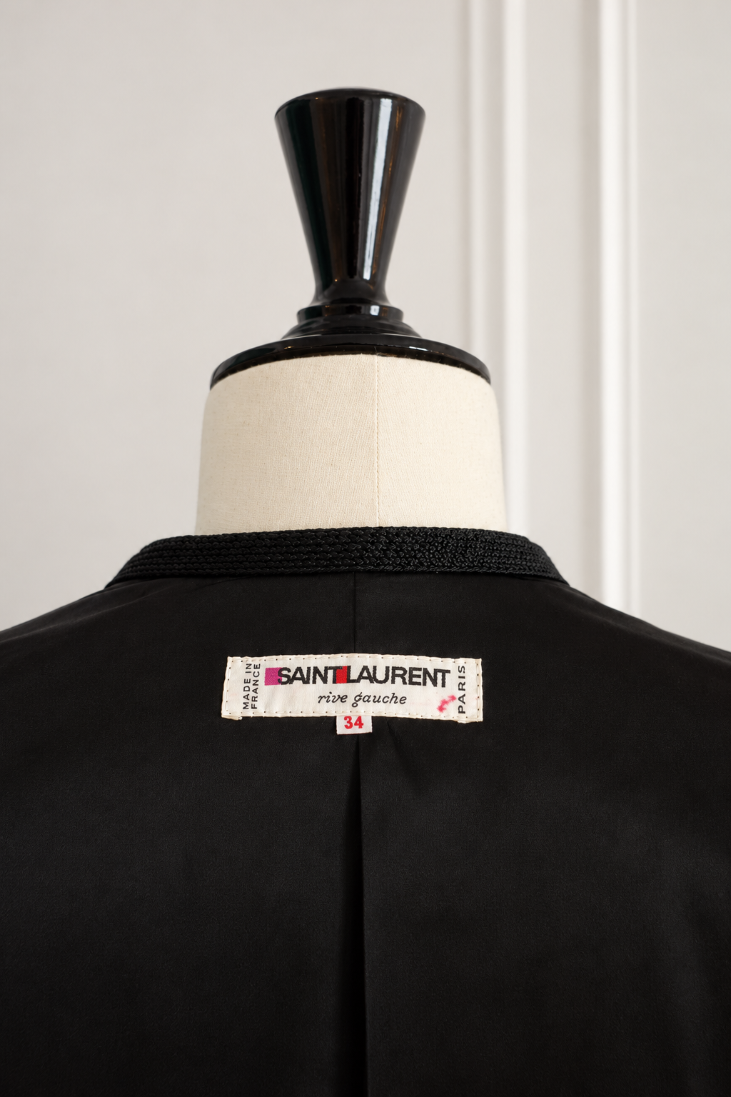 SAINT LAURENT Rive Gauche Paris – Silk Velvet Jacket