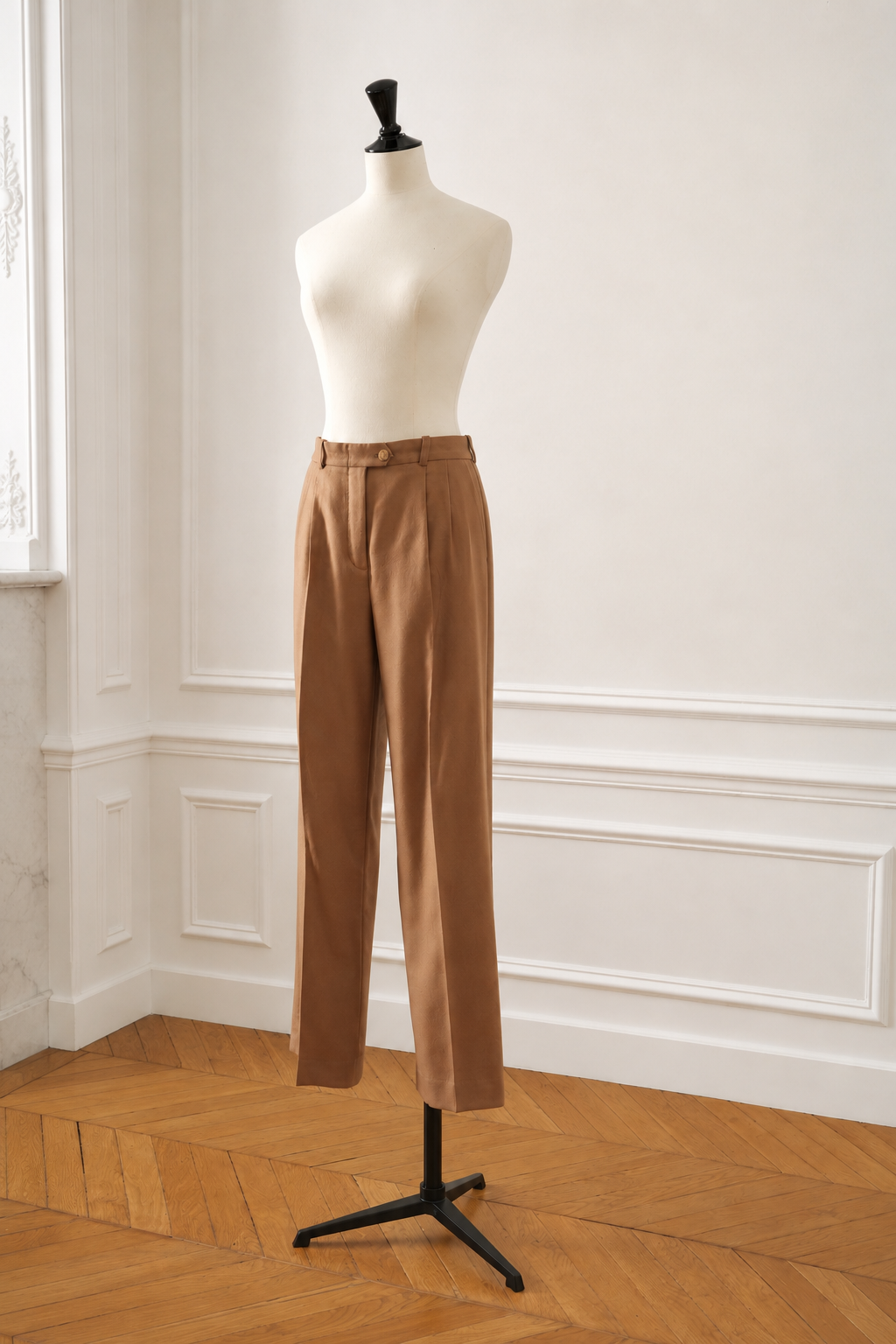 Hermès by Martin Margiela 100% Cashmere Trousers, FR38, made in france