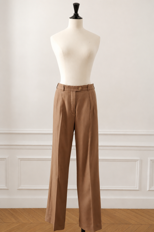 Hermès by Martin Margiela 100% Cashmere Trousers, FR38, made in france