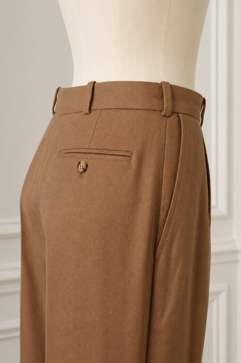Hermès by Martin Margiela 100% Cashmere Trousers, FR38, made in france