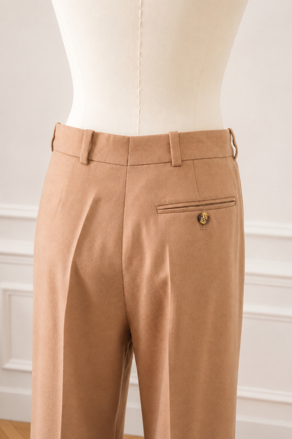 Hermès by Martin Margiela 100% Cashmere Trousers, FR38, made in france