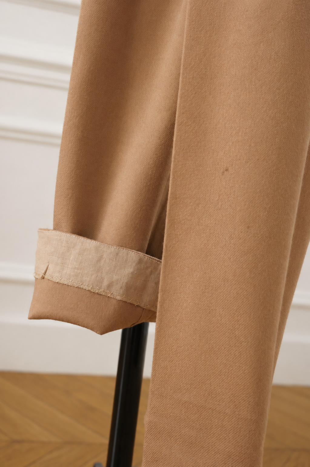 Hermès by Martin Margiela 100% Cashmere Trousers, FR38, made in france