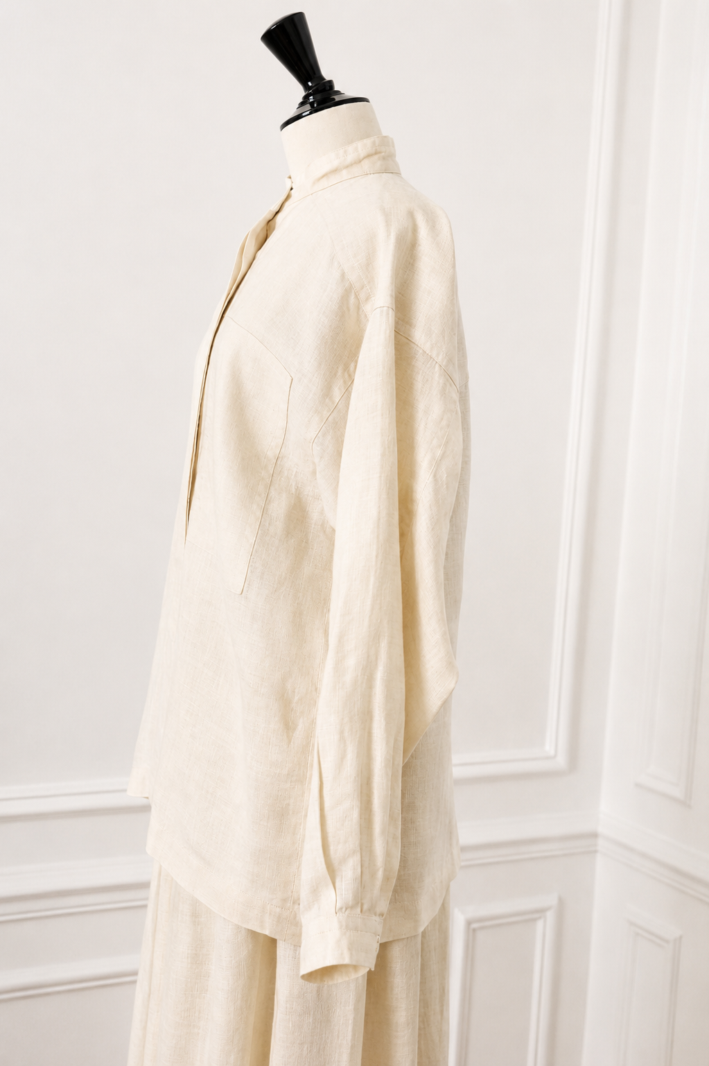 Issey Miyake shirt and skirt set from the 1970s