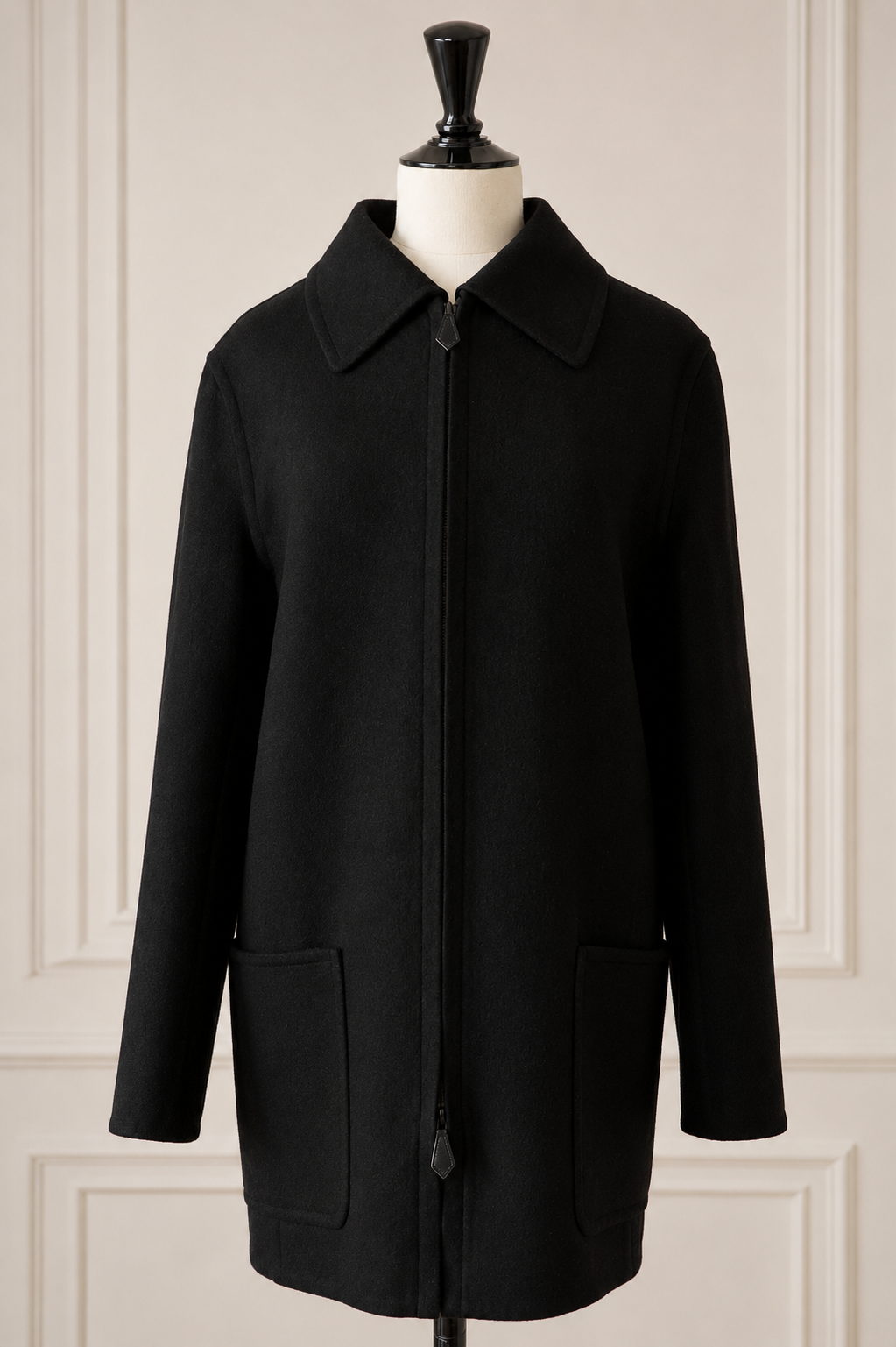 Hermès cashmere coat from the Martin Margiela era (1997–2003).