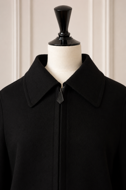 Hermès cashmere coat from the Martin Margiela era (1997–2003).