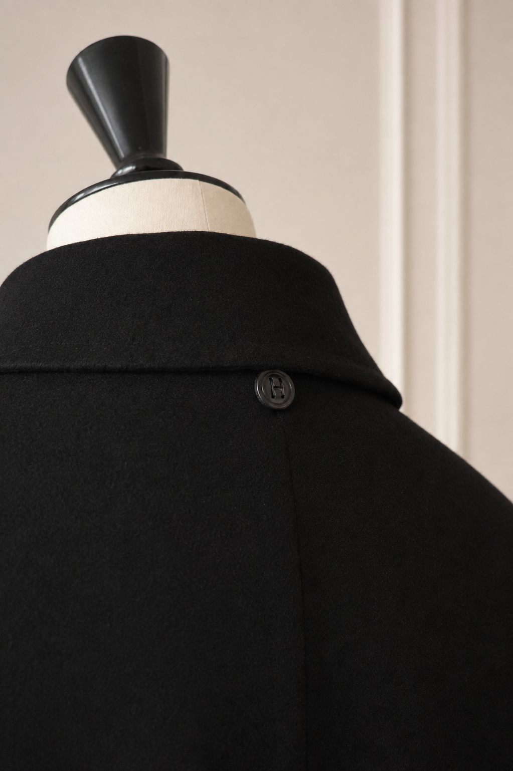 Hermès cashmere coat from the Martin Margiela era (1997–2003).