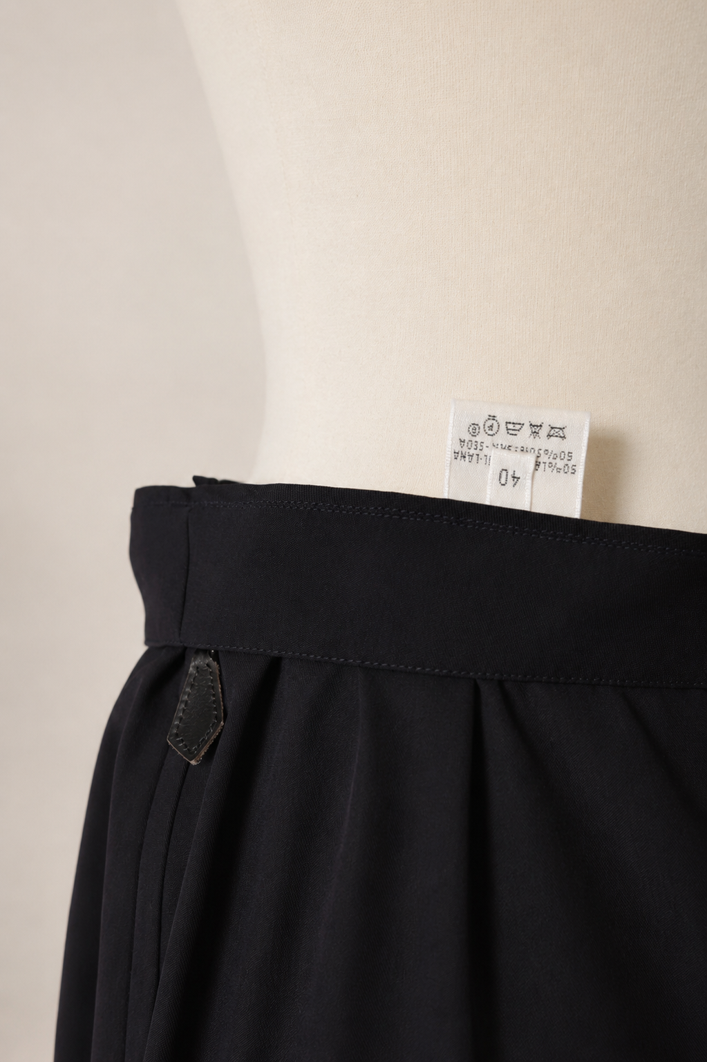 Hermès by Martin Margiela Wool & Silk Two-Piece Set (1997–2003)