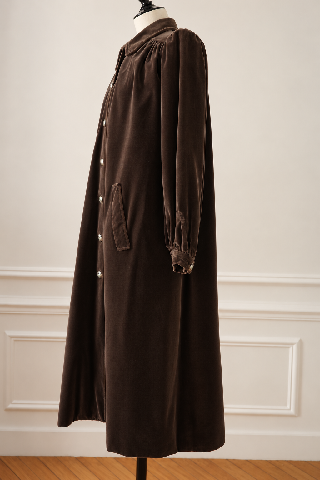 Saint Laurent Rive Gauche – Velvet Coat, 1970s