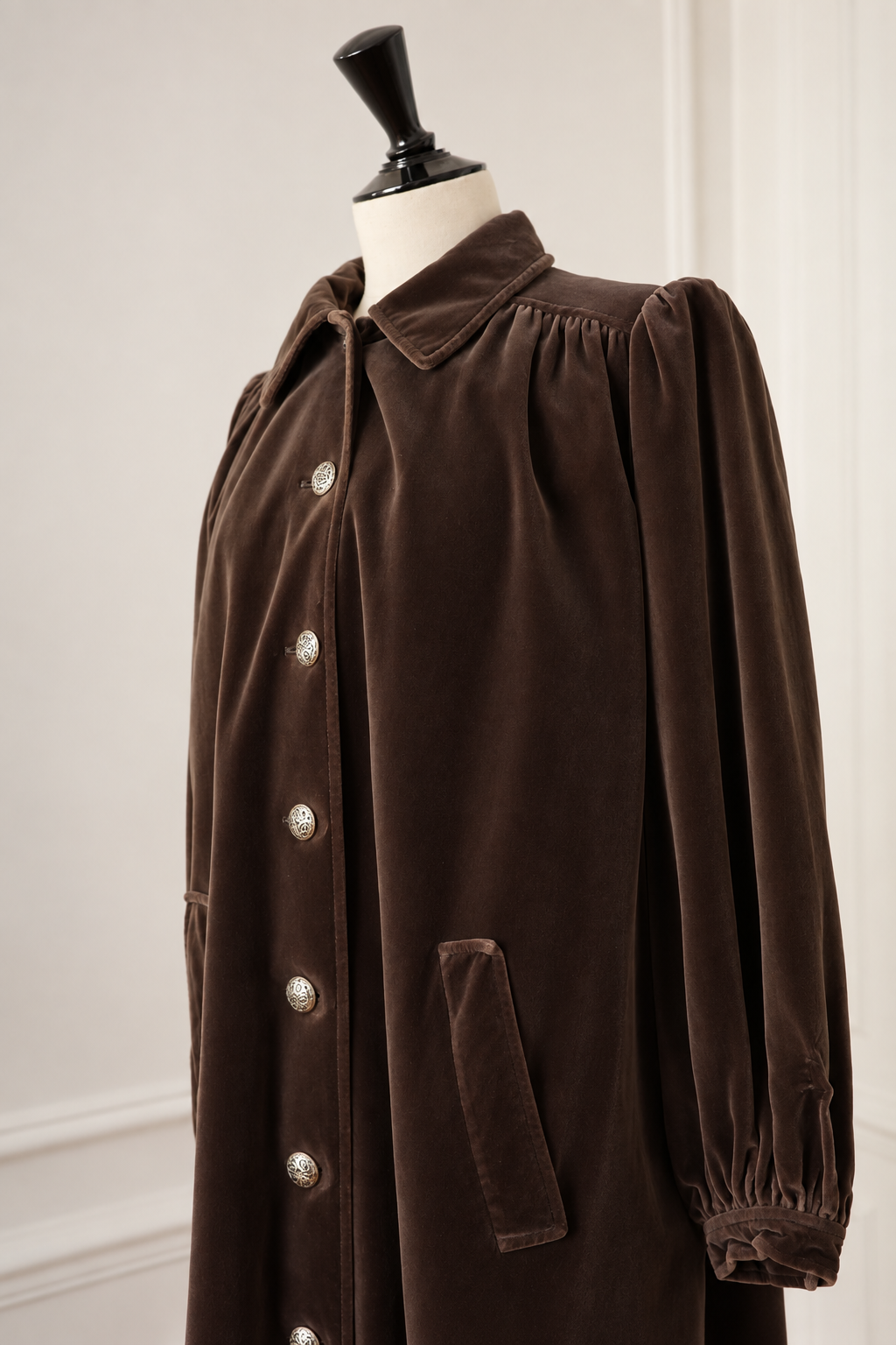 Saint Laurent Rive Gauche – Velvet Coat, 1970s