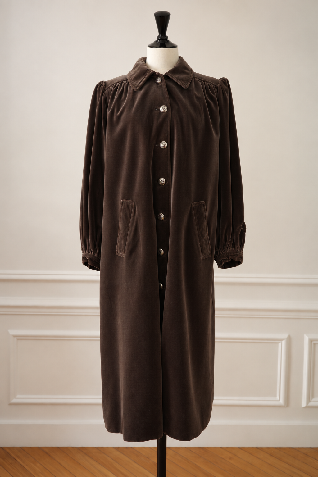 Saint Laurent Rive Gauche – Velvet Coat, 1970s