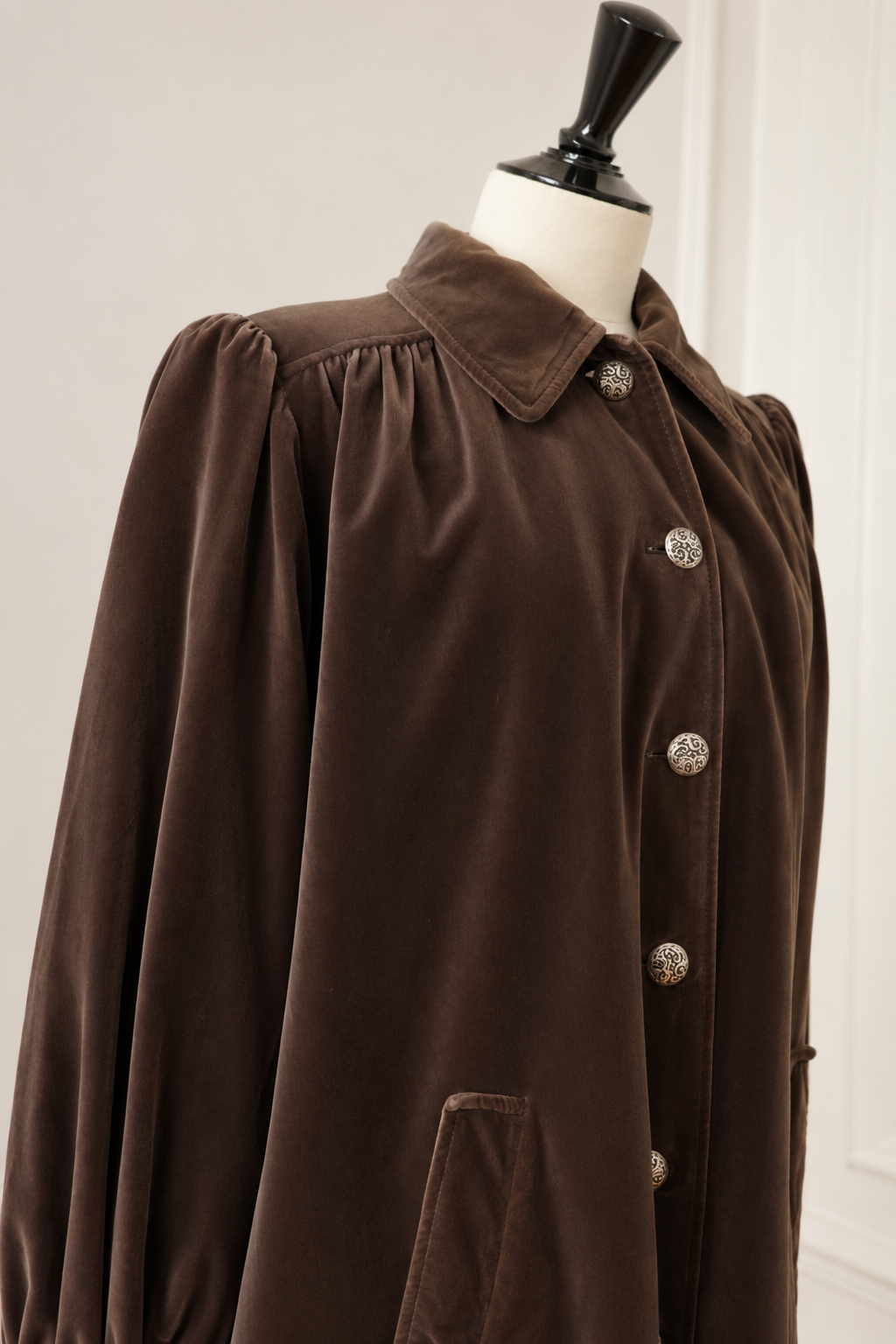 Saint Laurent Rive Gauche – Velvet Coat, 1970s