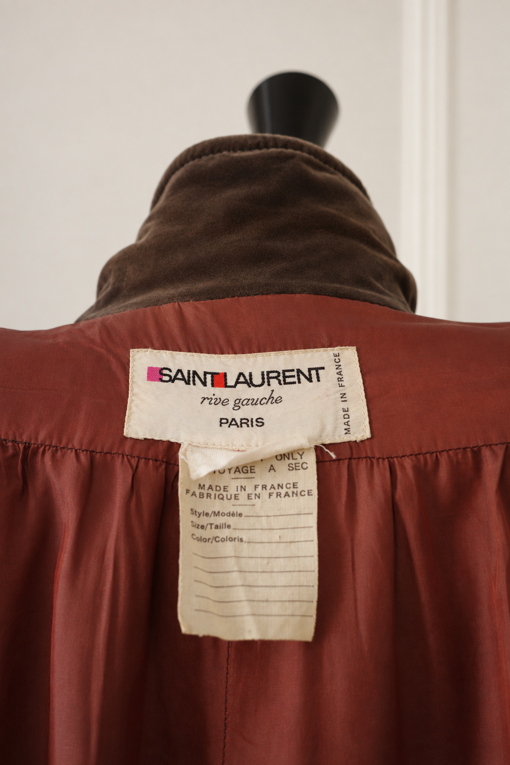 Saint Laurent Rive Gauche – Velvet Coat, 1970s