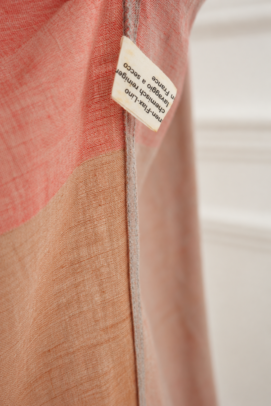Anne Marie Beretta Women's Linen Kaftan with Button Closure, 1980s