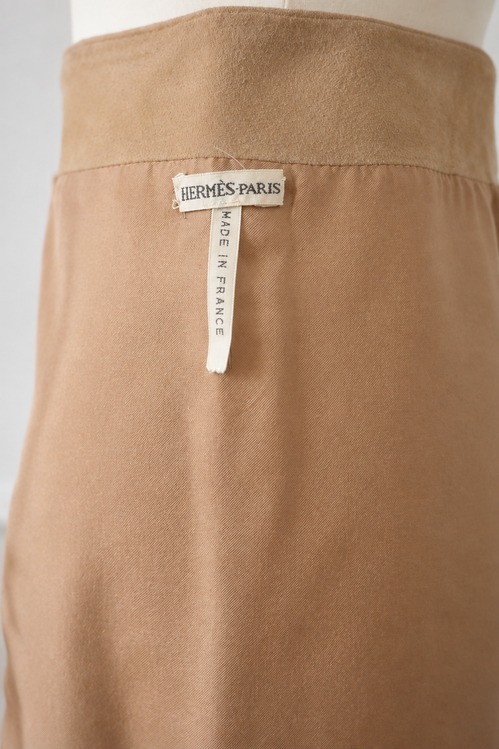 Hermès by Martin Margiela, lambskin skirt, Spring 1999