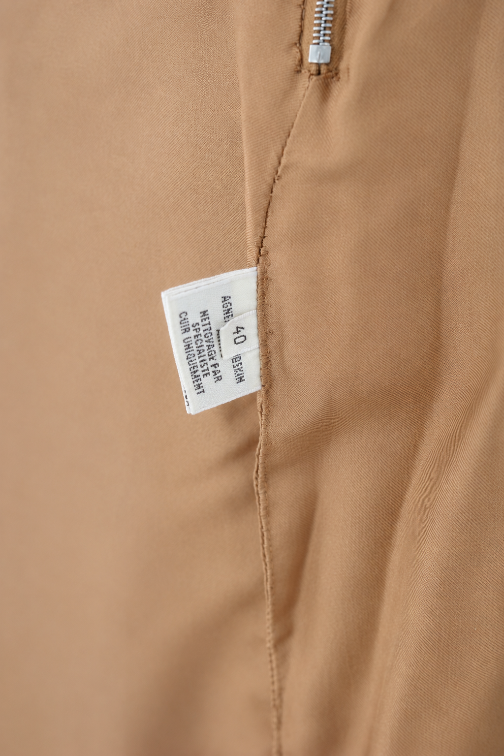 Hermès by Martin Margiela, lambskin skirt, Spring 1999