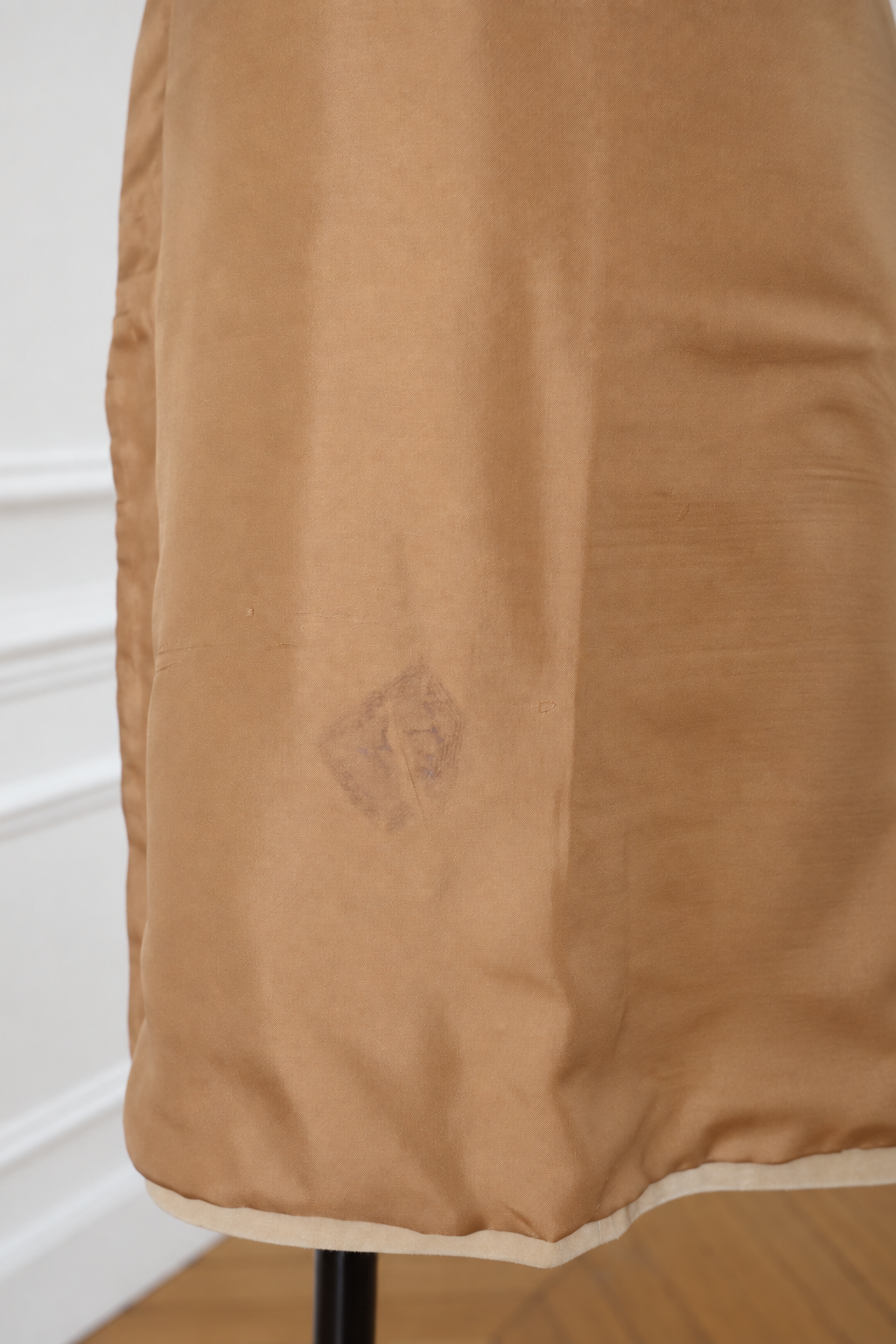 Hermès by Martin Margiela, lambskin skirt, Spring 1999