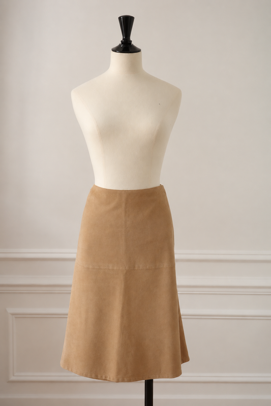 Hermès by Martin Margiela, lambskin skirt, Spring 1999