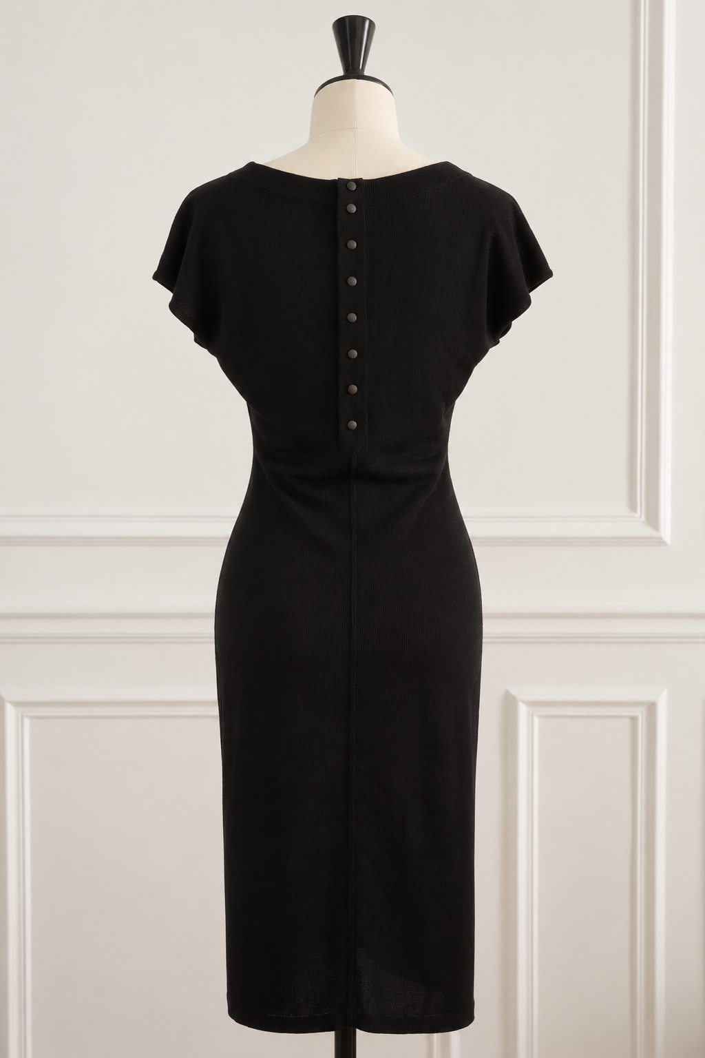 Azzedine Alaïa vintage black bodycon dress from the mid 1980s