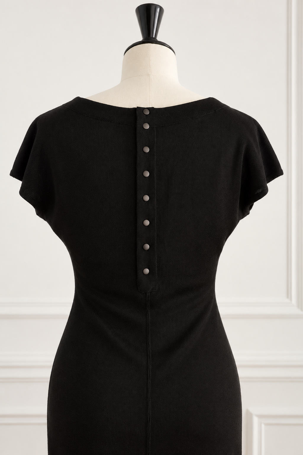 Azzedine Alaïa vintage black bodycon dress from the mid 1980s