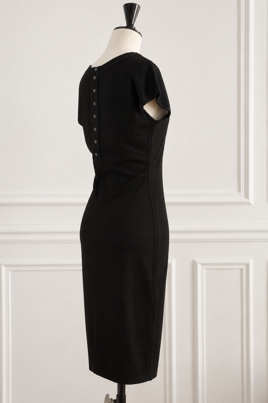 Azzedine Alaïa vintage black bodycon dress from the mid 1980s
