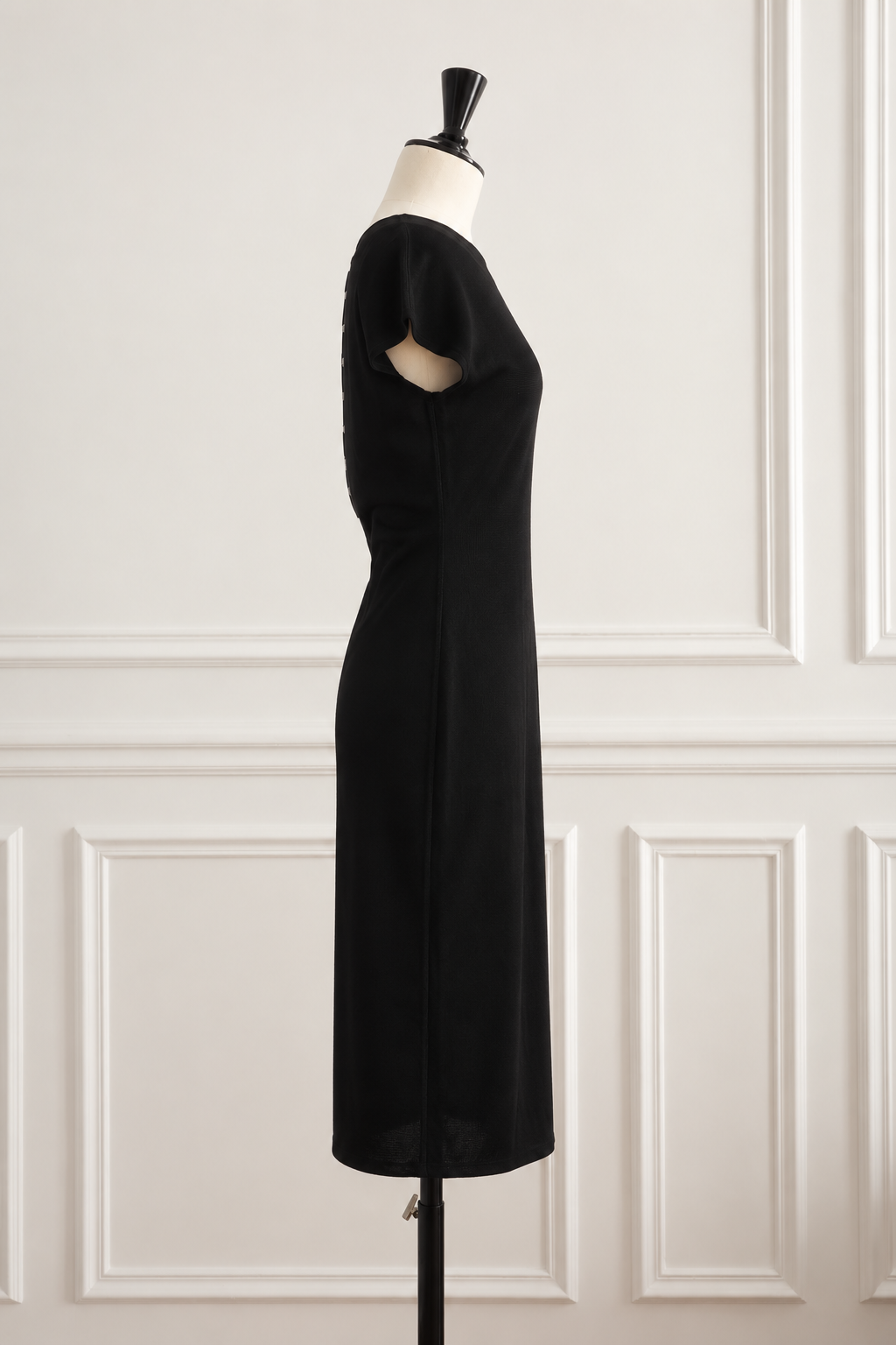 Azzedine Alaïa vintage black bodycon dress from the mid 1980s