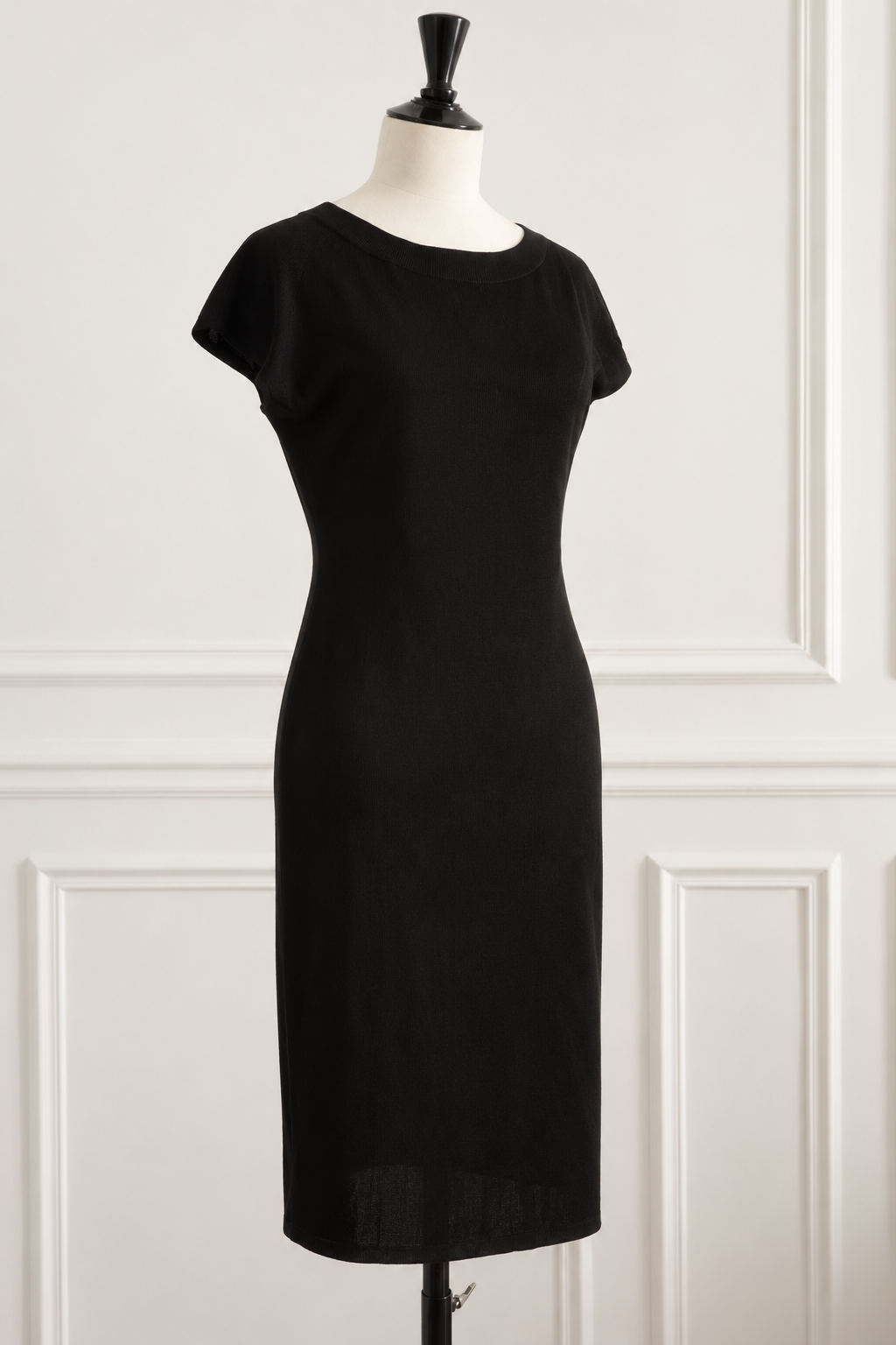 Azzedine Alaïa vintage black bodycon dress from the mid 1980s