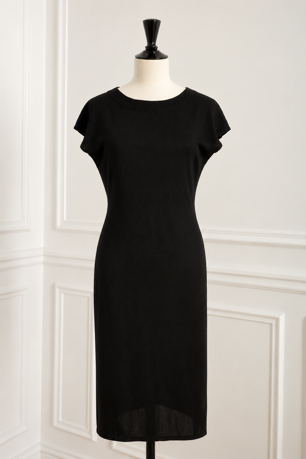 Azzedine Alaïa vintage black bodycon dress from the mid 1980s
