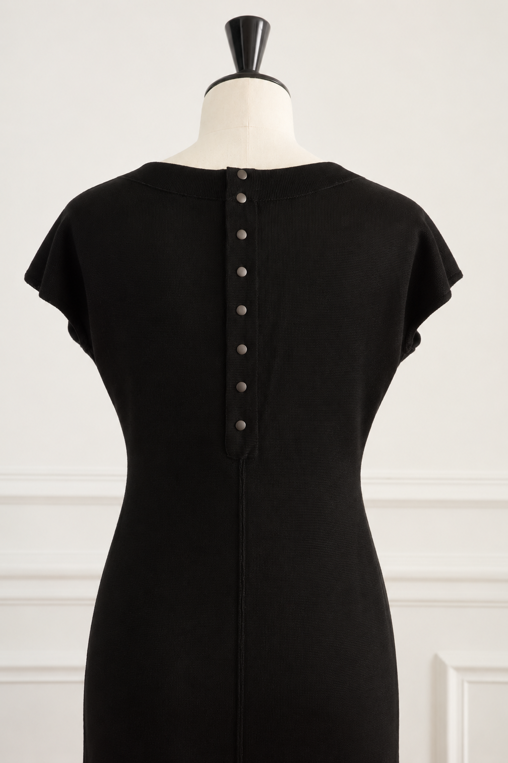 Azzedine Alaïa vintage black bodycon dress from the mid 1980s