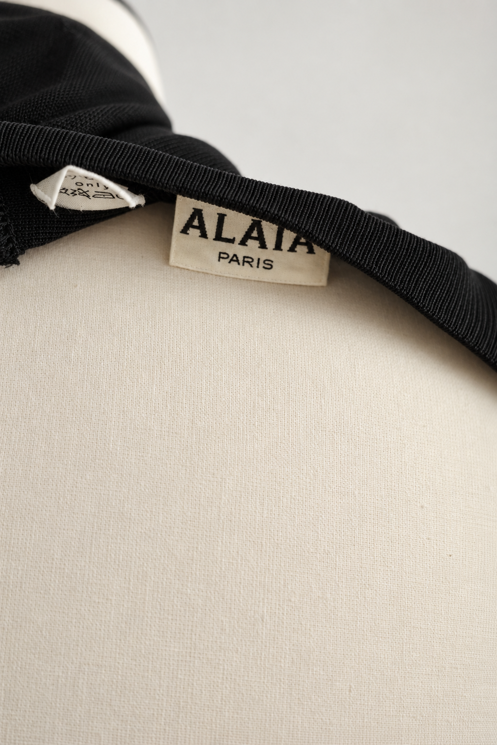 Azzedine Alaïa vintage black bodycon dress from the mid 1980s