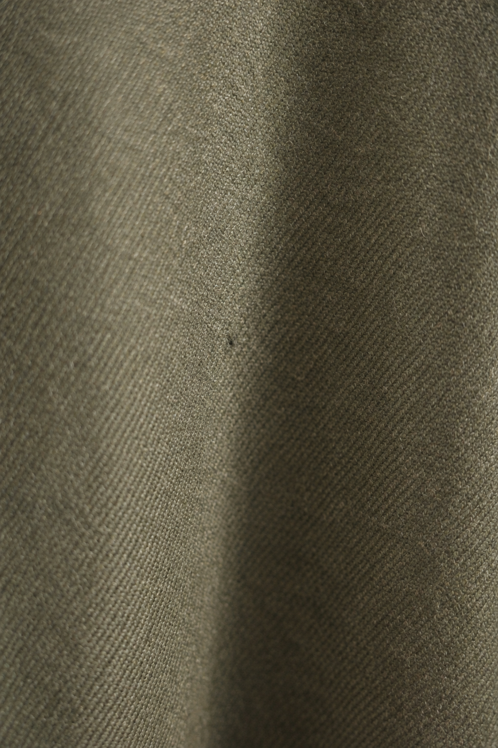 Anne Marie Beretta 1985 Wool Coat Women's Olive Green Geometric Design