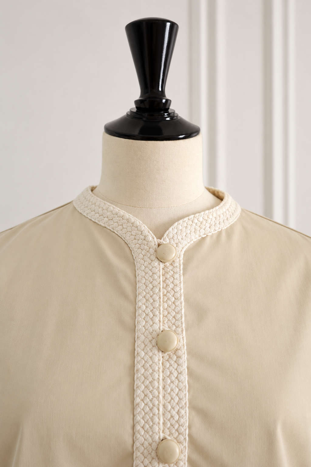 Saint Laurent Rive Gauche Beige Jacket — 1970s Ballets Russes Collection