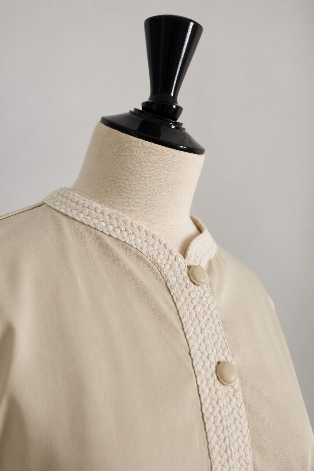 Saint Laurent Rive Gauche Beige Jacket — 1970s Ballets Russes Collection