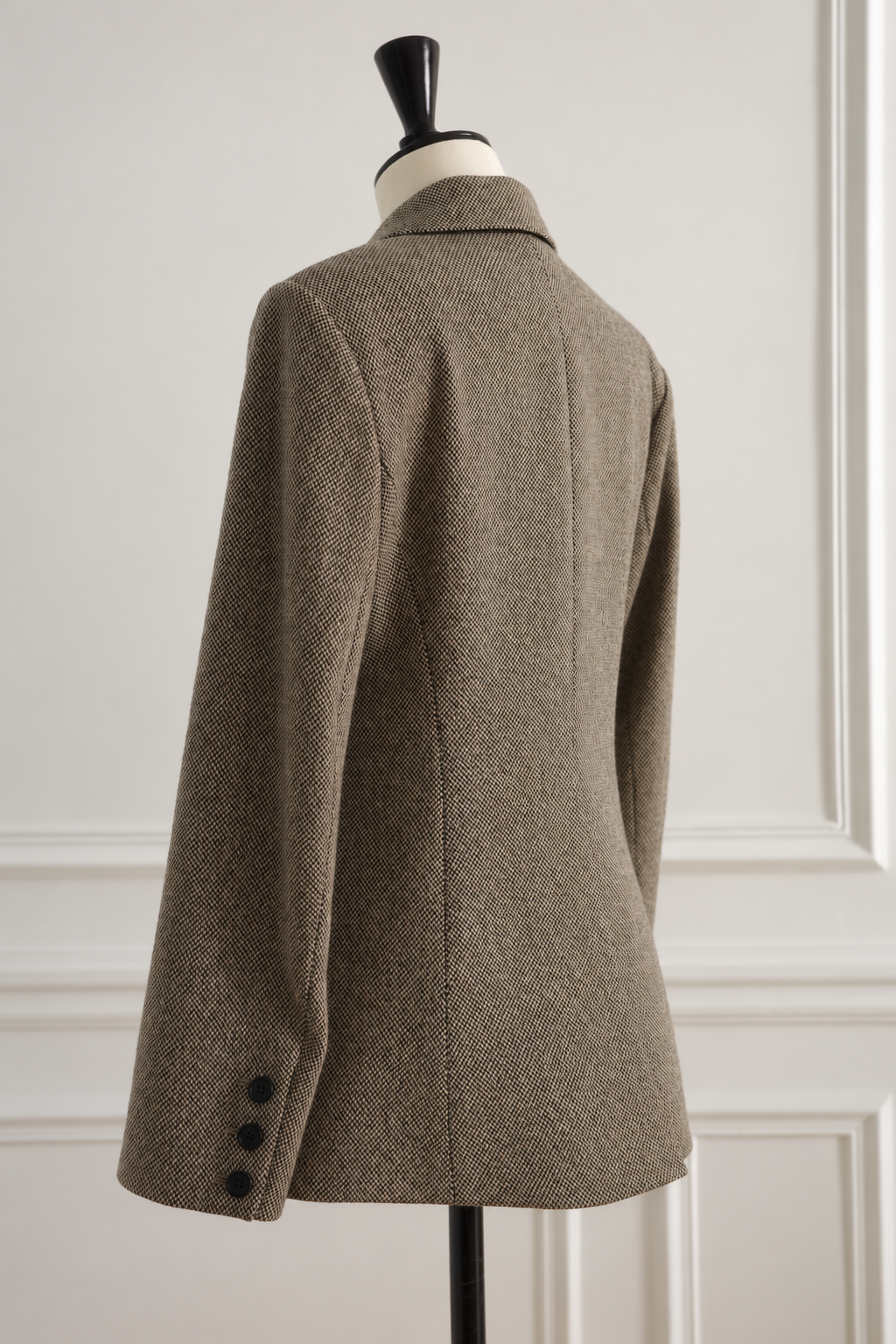 Hermès Vintage Jean Paul Gaultier Herringbone Blazer Jacket 2004 Runway Piece