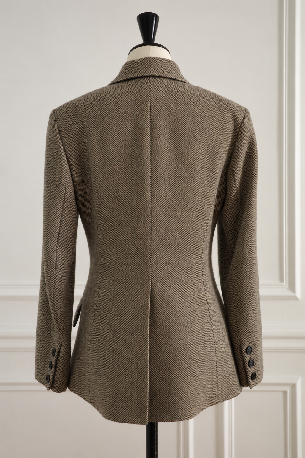 Hermès Vintage Jean Paul Gaultier Herringbone Blazer Jacket 2004 Runway Piece
