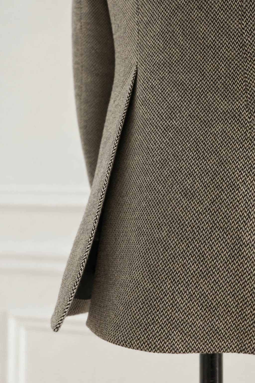 Hermès Vintage Jean Paul Gaultier Herringbone Blazer Jacket 2004 Runway Piece