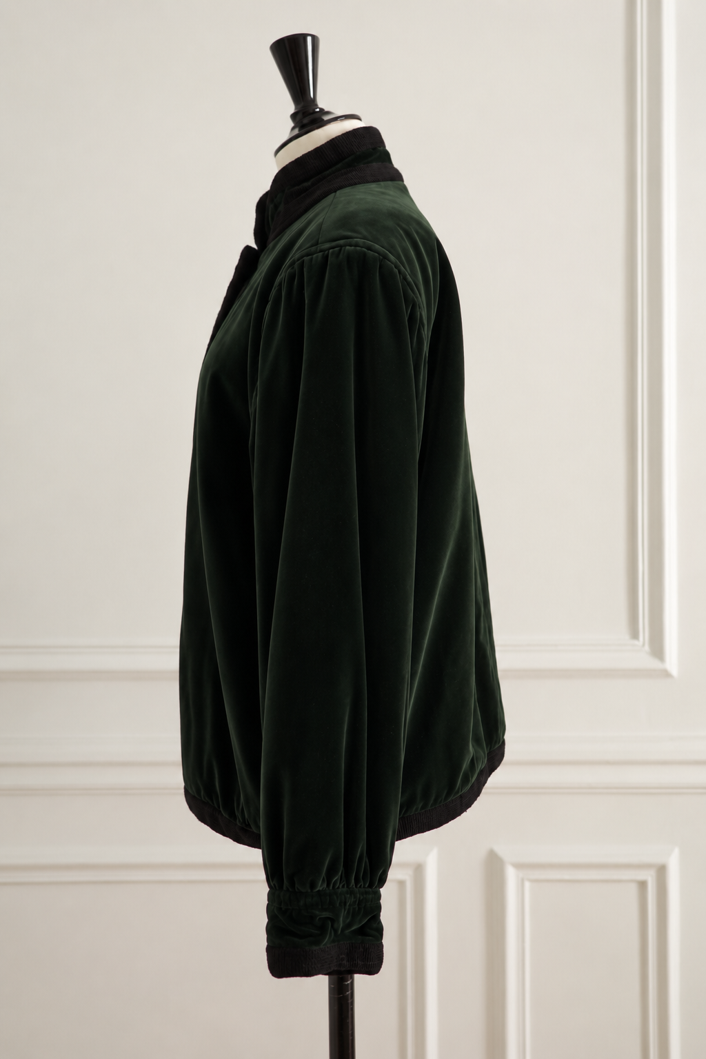 Saint Laurent Rive Gauche Dark Green Velvet Jacket 1970s