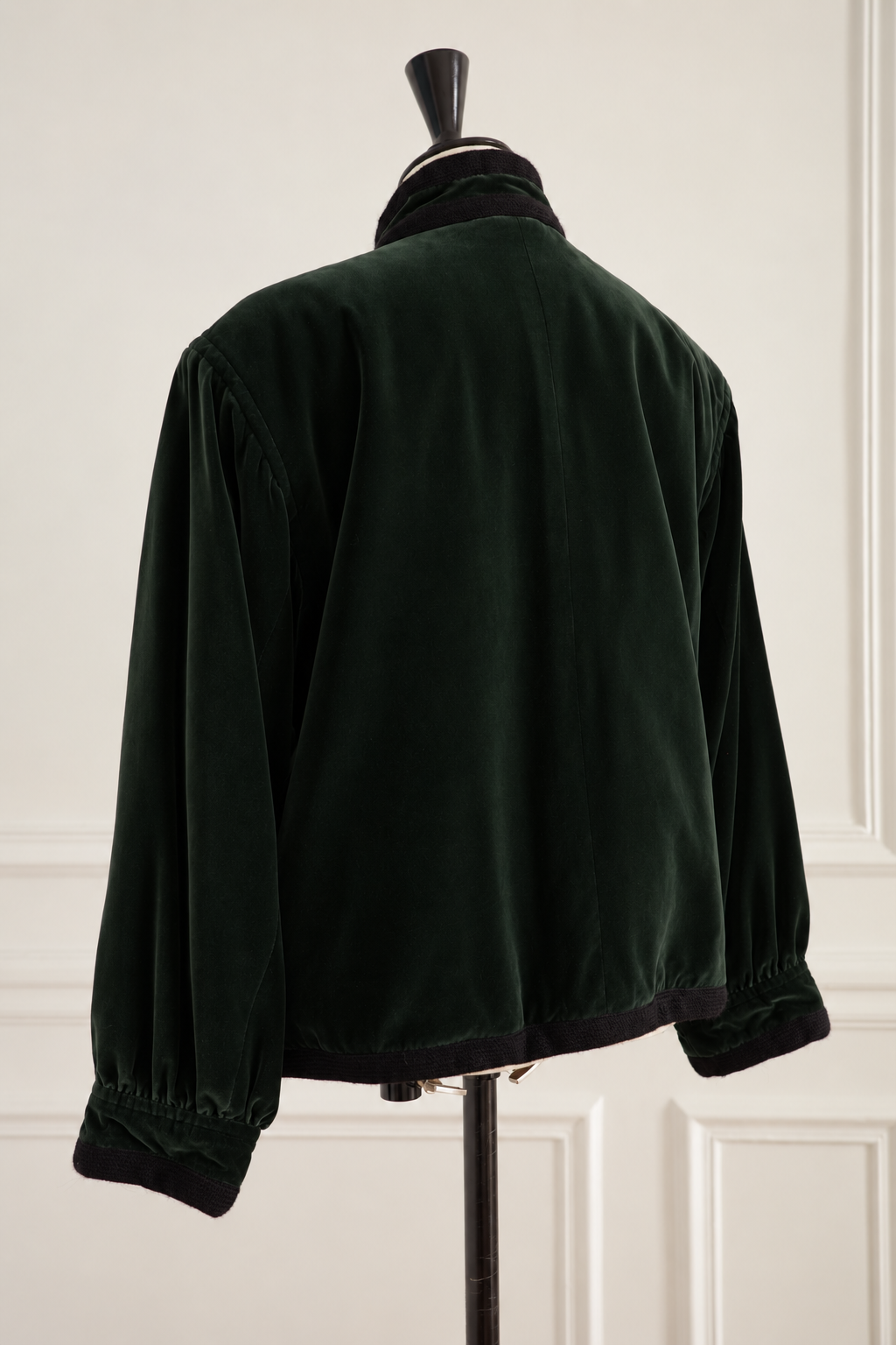 Saint Laurent Rive Gauche Dark Green Velvet Jacket 1970s
