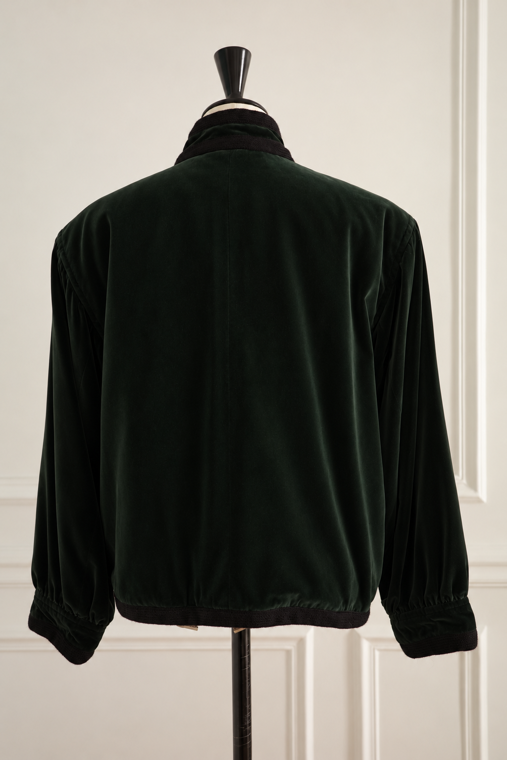 Saint Laurent Rive Gauche Dark Green Velvet Jacket 1970s