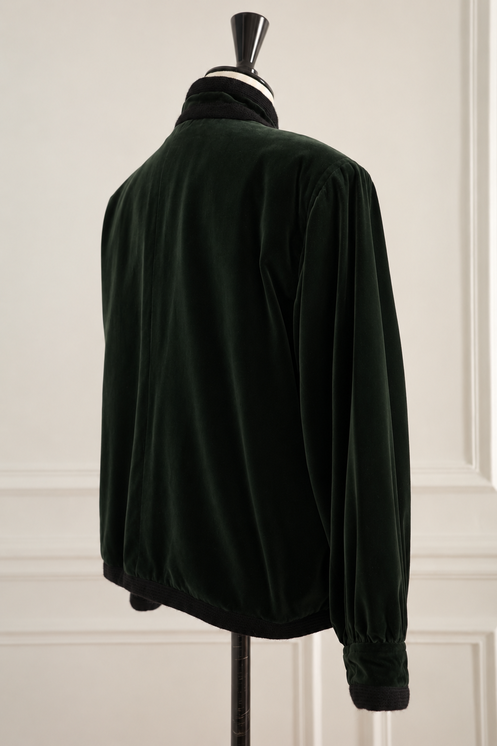 Saint Laurent Rive Gauche Dark Green Velvet Jacket 1970s