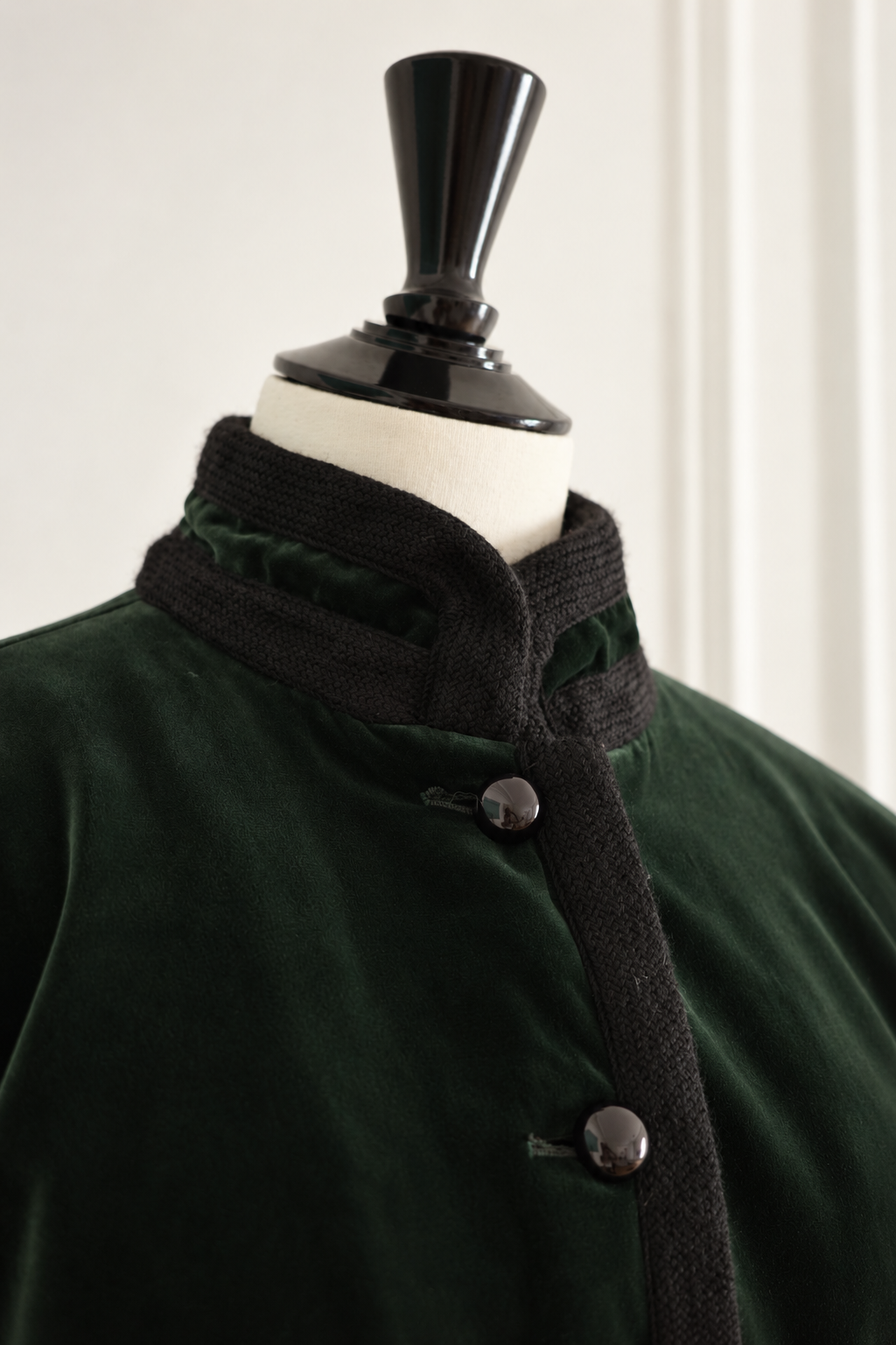 Saint Laurent Rive Gauche Dark Green Velvet Jacket 1970s