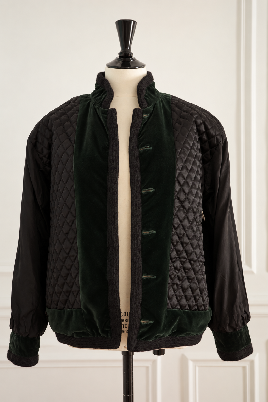 Saint Laurent Rive Gauche Dark Green Velvet Jacket 1970s