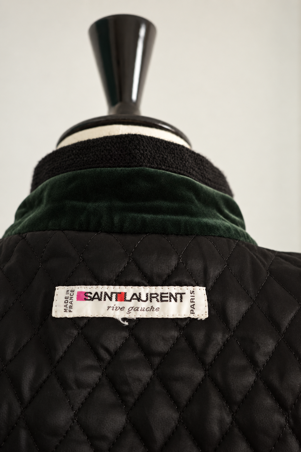 Saint Laurent Rive Gauche Dark Green Velvet Jacket 1970s