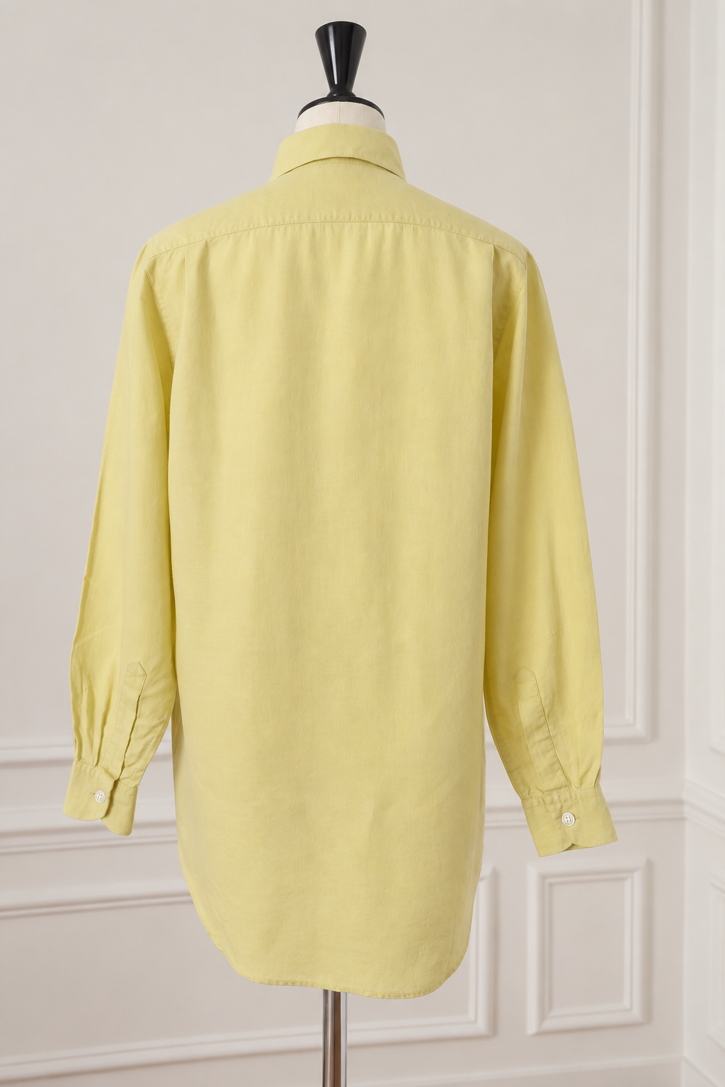 Hermès by Martin Margiela Vintage Yellow Linen Shirt, SS 2001, Women's
