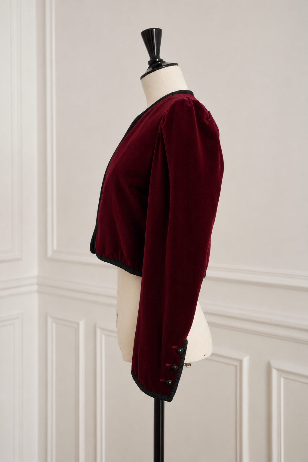 SAINT LAURENT Rive Gauche Paris – Silk Velvet Jacket