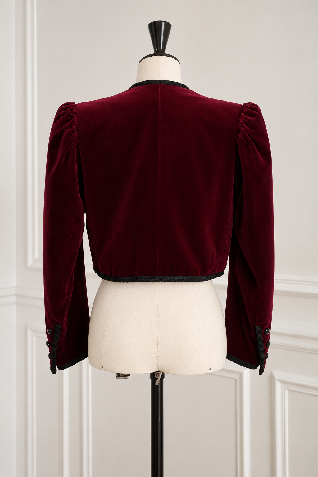 SAINT LAURENT Rive Gauche Paris – Silk Velvet Jacket