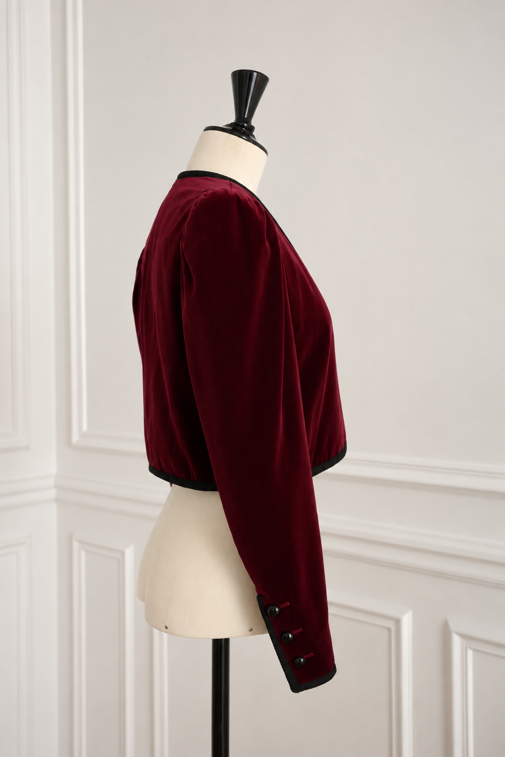SAINT LAURENT Rive Gauche Paris – Silk Velvet Jacket
