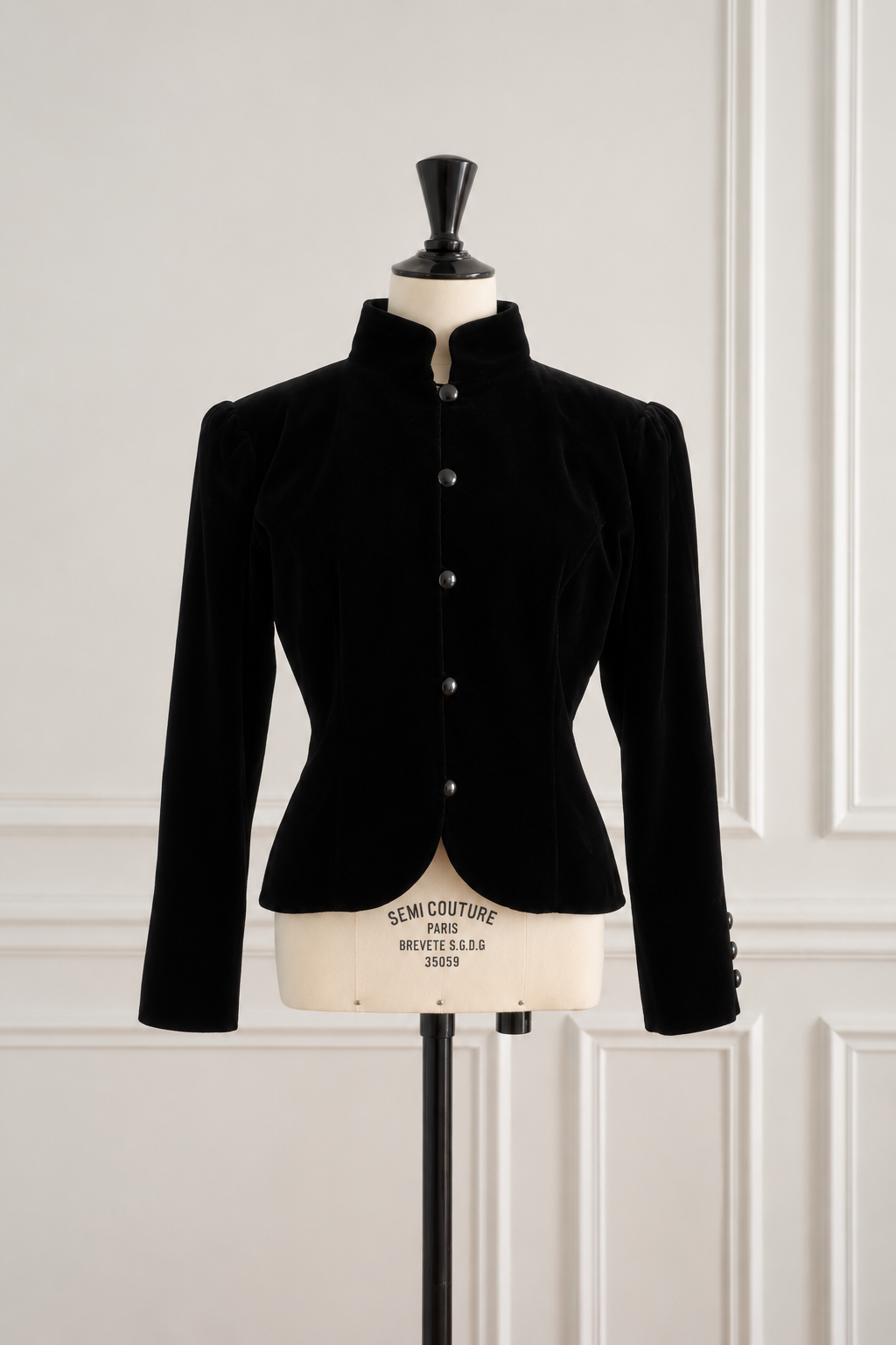 Saint Laurent Rive Gauche Vintage Velvet Jacket 1970s