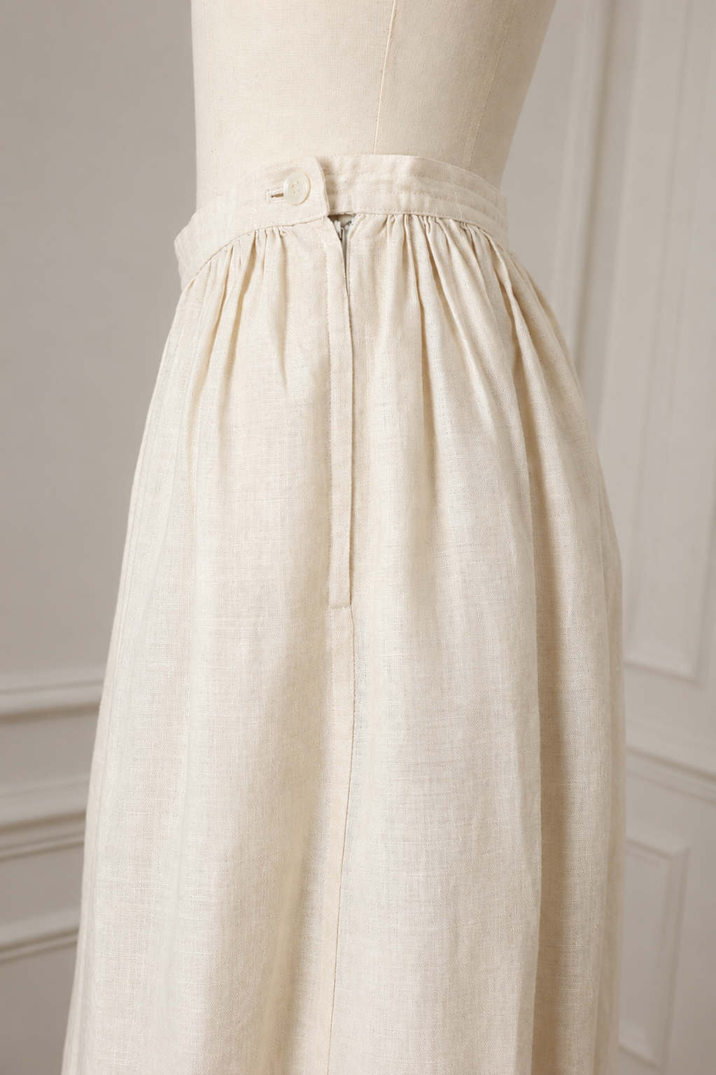 Issey Miyake shirt and skirt set from the 1970s