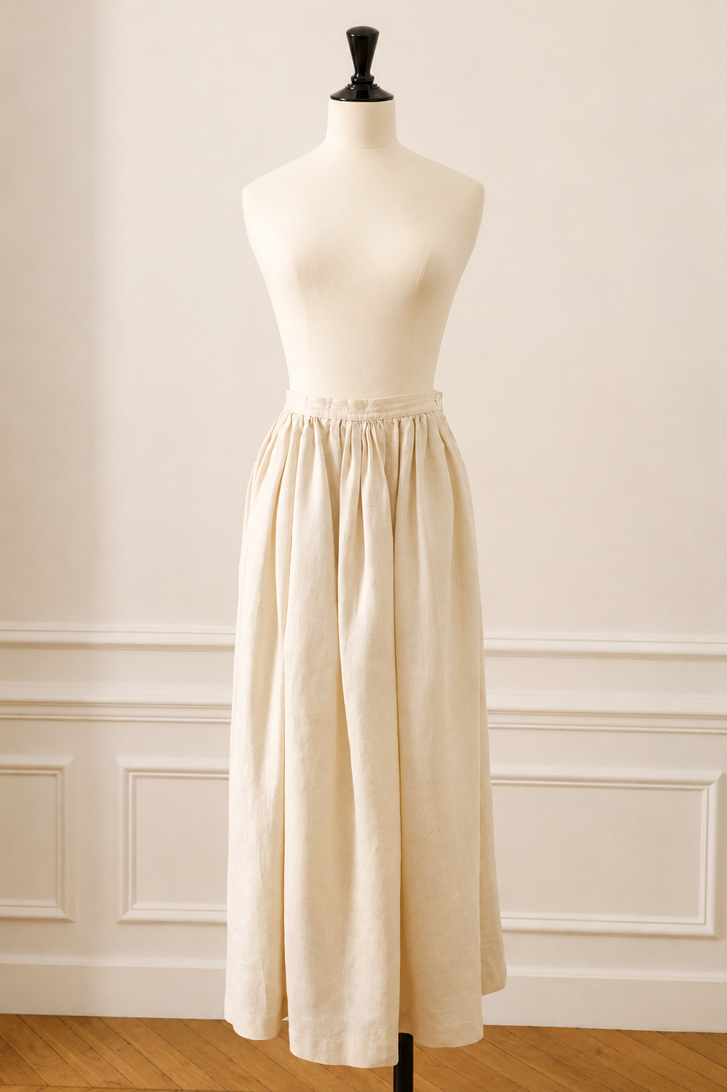 Issey Miyake shirt and skirt set from the 1970s