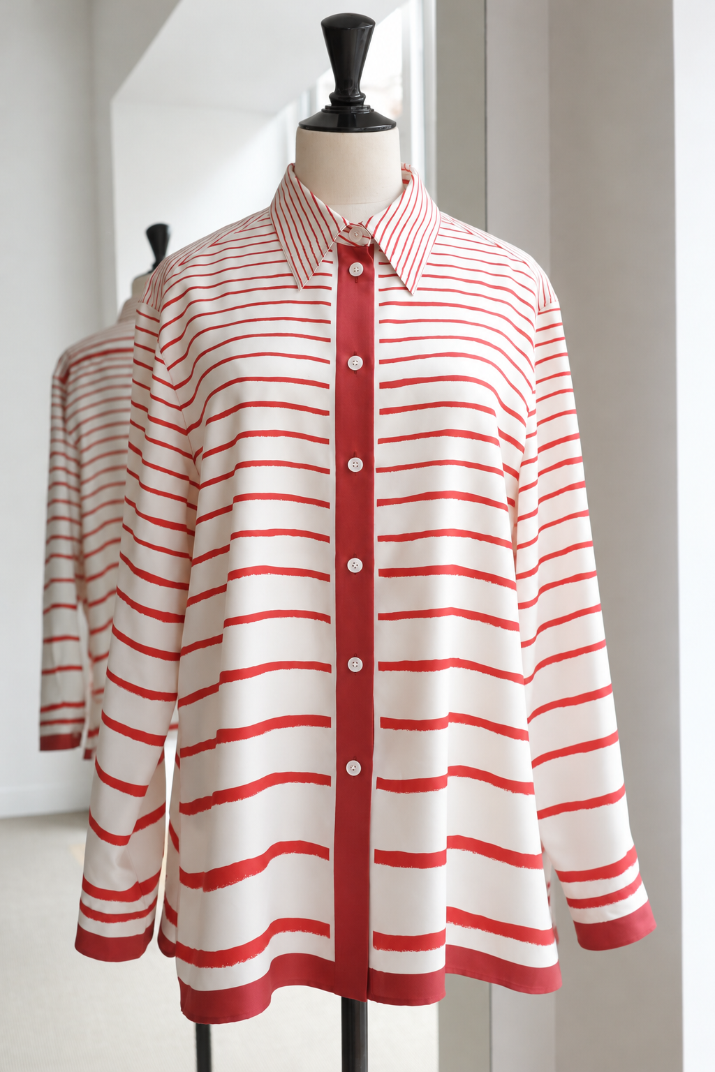 Hermès by Martin Margiela Vintage Silk Shirt – Mediterranean Print